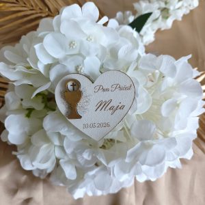 Personalizirani drveni magneti za pričest, krizmu i krštenje