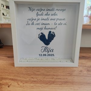 personalizirani okvir za kumove