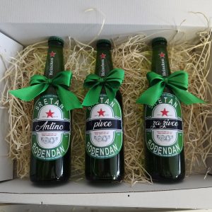 pive s natpisom po želji – poklon set